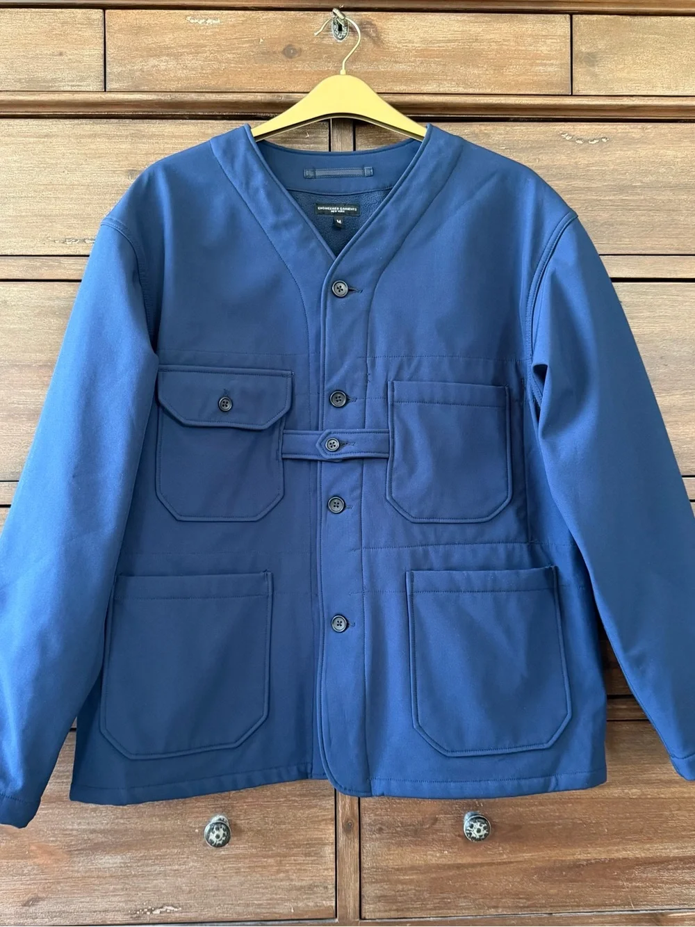 Engineered Garments New York Mens Navy Utility Jacket Fleece Lined Size M USA